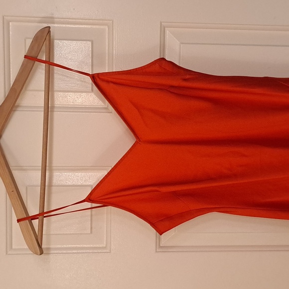 Express Red Midi Dress - Picture 3 of 9